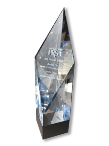 PRSA Piinnacle Award trophy