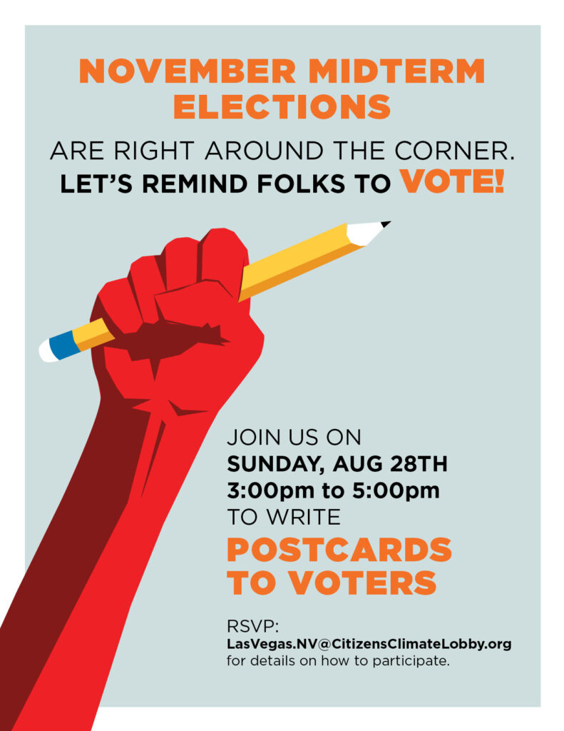 Postcards To Voters Event Poster